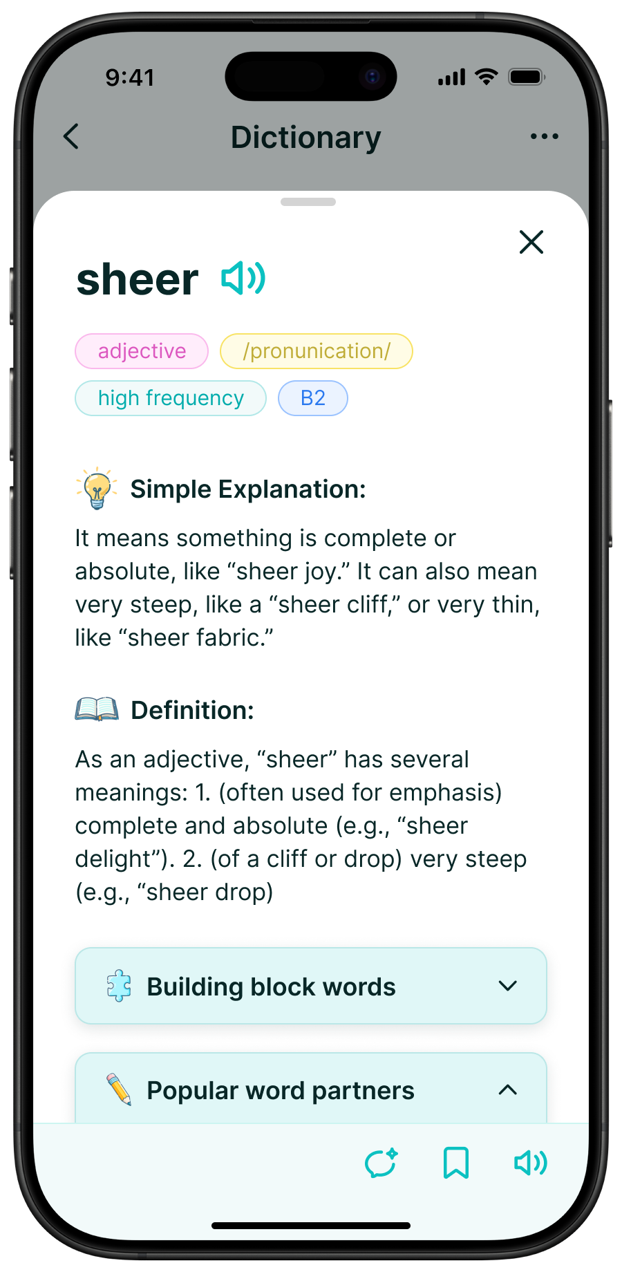 *[**Wordbuddy](http://wordbuddy.ai/) AI dictionary** includes high-quality audio*